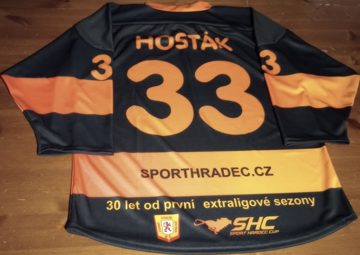 Martin Hosták - Speciální dres Sport Hradec Cup Teamu k výročí 30 let od první Extraligové sezóny v Hradci Králové photo