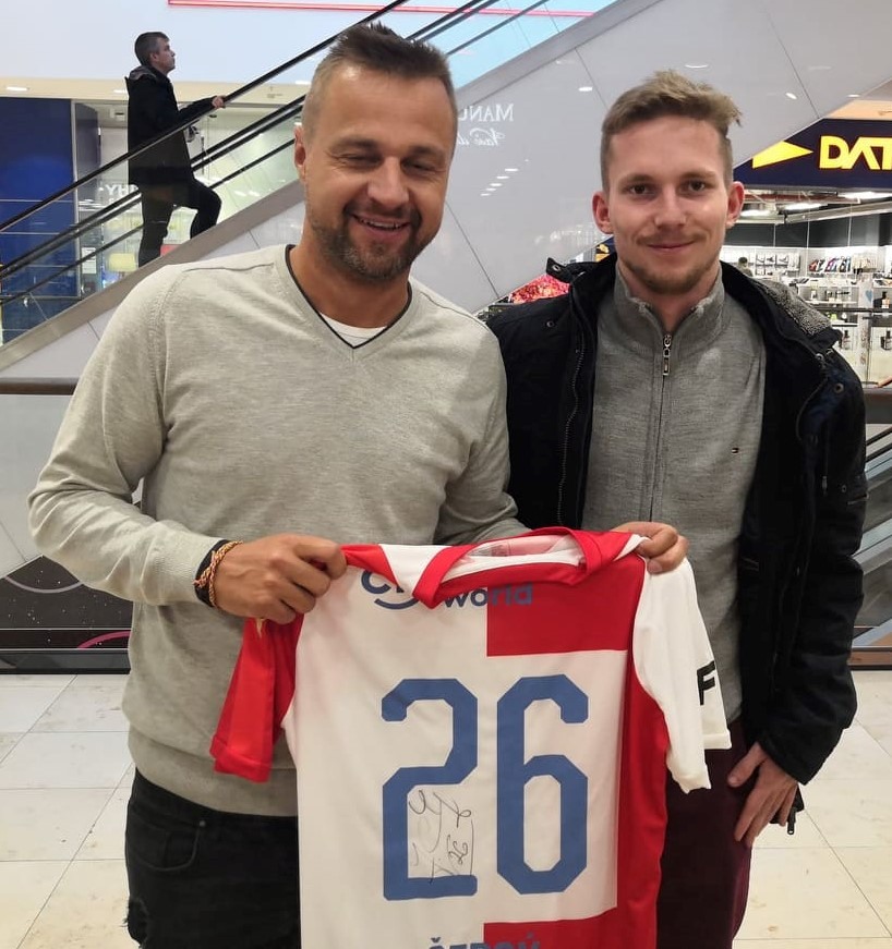 Podepsaný dres Jaroslava Černého - SK Slavia Praha